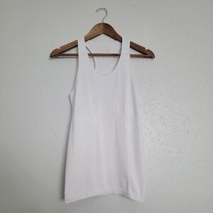 Zyia Active White Razor Back Tank Top